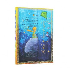 PB - Saint-Exupery, The Little Prince (Embellished Manuscripts Collection) Midi Unlined Hardcover Journal (Wrap Closure)