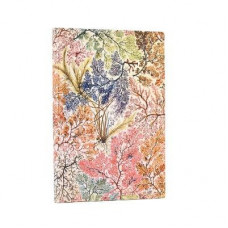 PB - Anemone (William Kilburn) Mini Lined Softcover Flexi Journal (Elastic Band Closure)