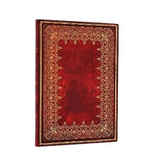 PB - Foiled (Old Leather Collection) Midi Lined Softcover Flexi Journal (Elastic Band Closure)