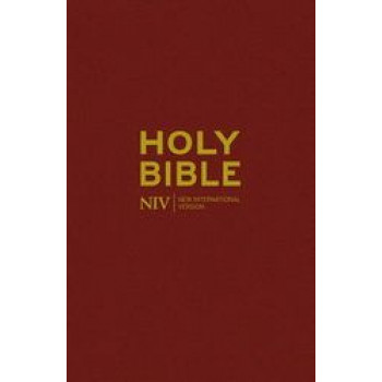 NIV Popular Burgundy Hardback Bible