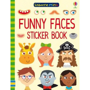 Funny Faces Sticker Book - Usborne Mini