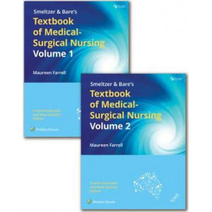 Package of Farrell's Smeltzer & Bare's Textbook of Medical-Surgical Nursing 2 vol set with PrepU 12 months Access Card (4th Ed, 2016)