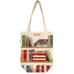 LIBRARY BOOKS VINTAGE TOTE BAG