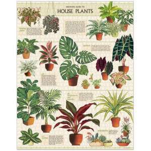 House Plants 1000 Pce Vintage Puzzle - Cavallini & Co
