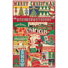 Cavallini & Co - Vintage Christmas 500 Pce - Christmas Vintage Puzzle