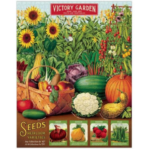 Victory Gardens 1000 Piece Vintage Jigsaw Puzzle by Cavallini