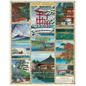 Japanese Woodblocks 1000 Pce Vintage Puzzle - Cavallini & Co