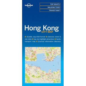 Lonely Planet Hong Kong City Map 2016