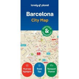 Lonely Planet Barcelona City Map 2