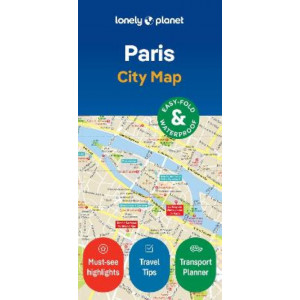Lonely Planet Paris City Map 2