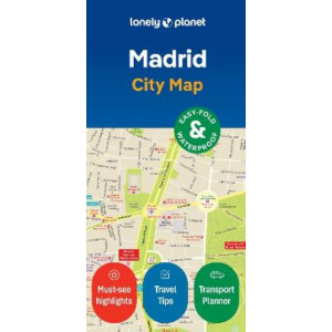 Lonely Planet Madrid City Map 2