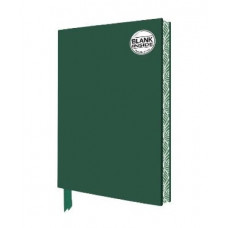 Flame Tree Journals - Artisan Notebook - Racing Green Blank