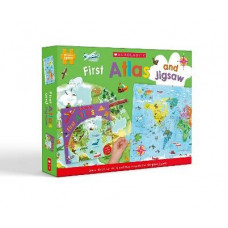 First Atlas: Book and Jigsaw (Miles Kelly: 100 Pieces)
