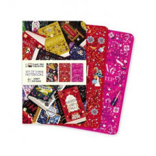 Flame Tree Journals - Book Lovers by Jenny Zemanek Set of 3 Mini Notebooks