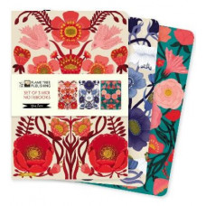 Flame Tree Journals - Nina Pace Set of 3 Midi Notebooks