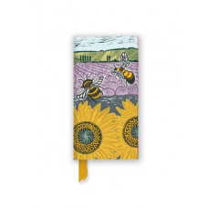 Flame Tree Journals - Kate Heiss: Sunflower Fields (Foiled Slimline Journal)