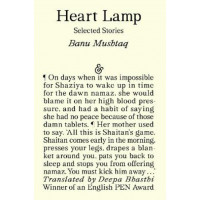 Heart lamp: Selected Stories *Int'l Booker 2025 Winner*