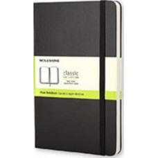Moleskine Classic Hard Cover Notebook Plain Pocket Black