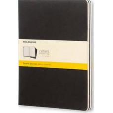 Moleskine Cahier Black Squared Extra large (Set of 3)