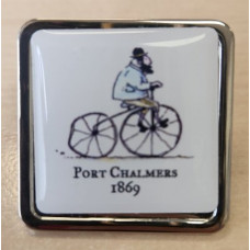 David Elliot - Bike man - Lapel pin Flying Whale