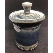 Peter Gibbs Pottery - Blue/Grey Lidded Jar (Small)
