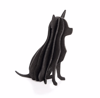 Lovi Chihuahua 6 cm black